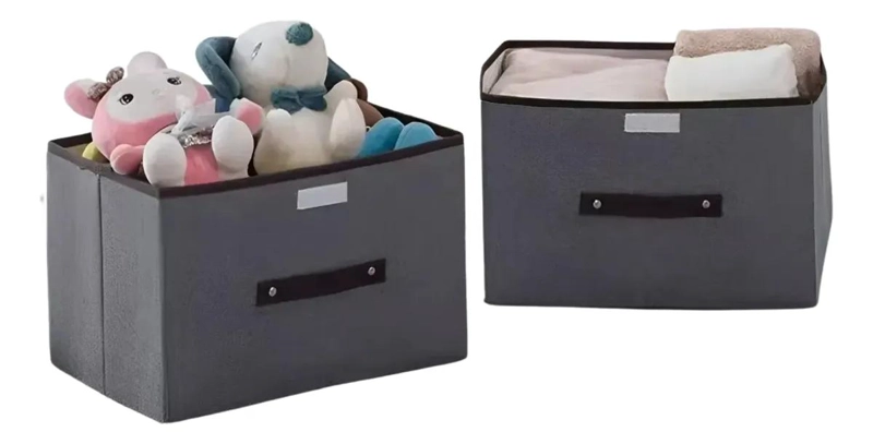 SET DE 4 CAJAS ORGANIZADORAS PLEGABLES PARA CLOSET Y ACCESORIOS - 2