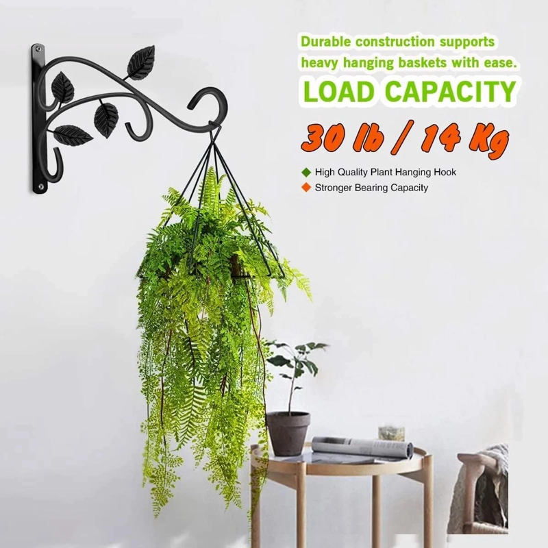 SET DE 2 GANCHOS DE PARED PARA COLGAR MACETAS Y PLANTAS - 3