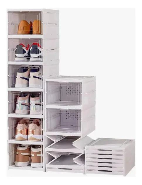 ORGANIZADOR APILABLE PARA ZAPATOS CON 6 NIVELES PLEGABLES - 2