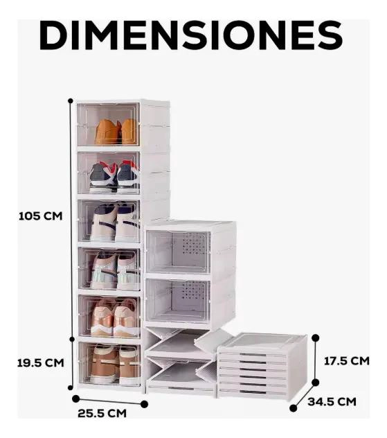 ORGANIZADOR APILABLE PARA ZAPATOS CON 6 NIVELES PLEGABLES - 3