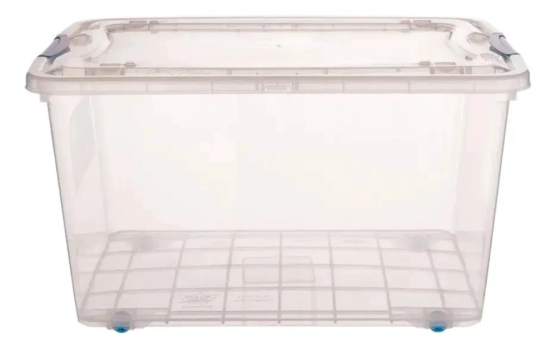 CAJA ORGANIZADORA APILABLE CON RUEDAS CAPACIDAD 28 LITROS - 3