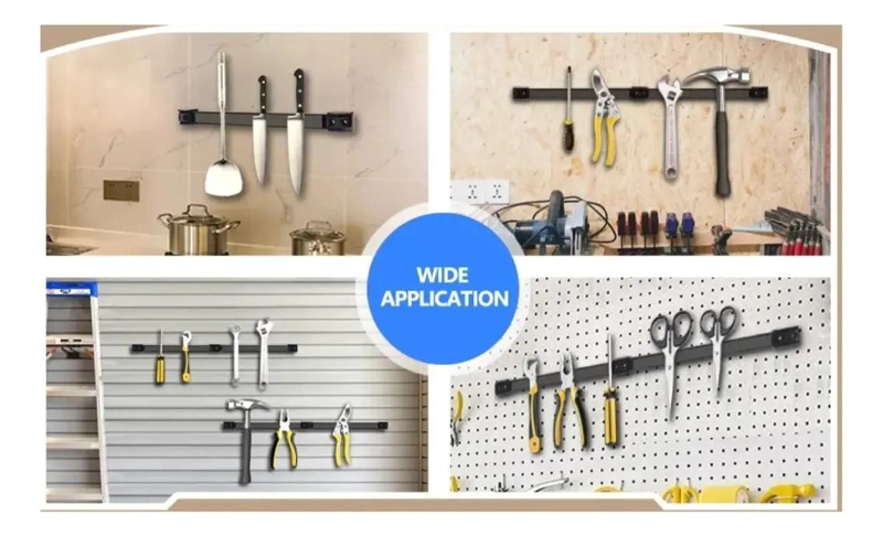 BARRA MAGNE TICA PARA ORGANIZACION DE UTENSILIOS Y CUCHILLOS EN COCINA - 3
