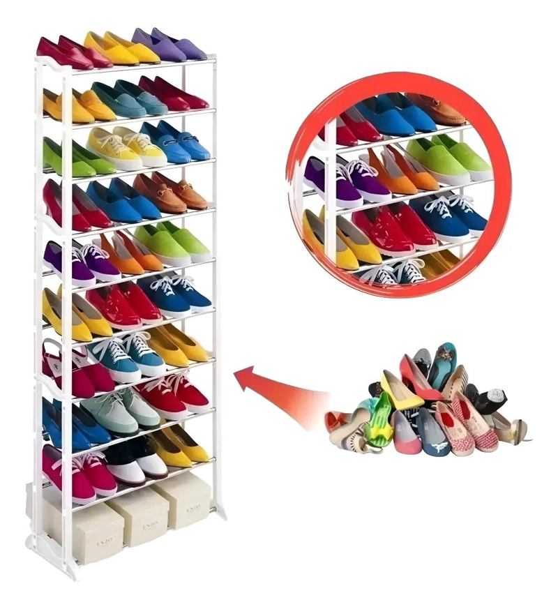 ORGANIZADOR PARA 30 PARES DE ZAPATOS CON DISEÑO FUNCIONAL Y ELEGANTE - 3
