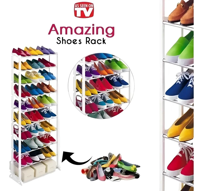 ORGANIZADOR PARA 30 PARES DE ZAPATOS CON DISEÑO FUNCIONAL Y ELEGANTE - 4