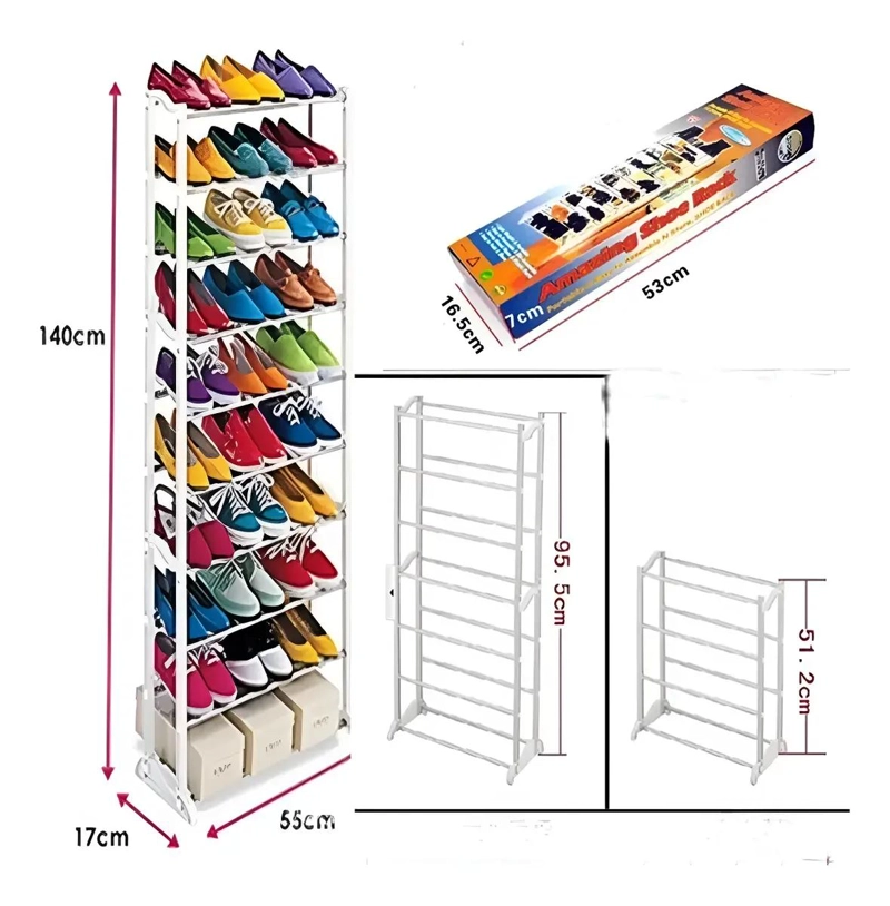 ORGANIZADOR PARA 30 PARES DE ZAPATOS CON DISEÑO FUNCIONAL Y ELEGANTE - 5