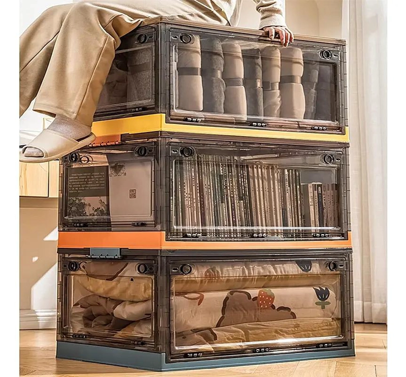 CAJA ORGANIZADORA PLEGABLE MULTIUSO PARA AUTO Y HOGAR EN COLORES VARIADOS - 4