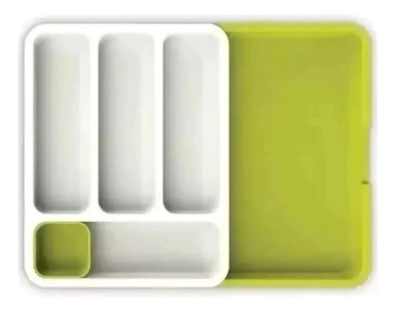 ORGANIZADOR AJUSTABLE PARA CUBIERTOS Y CUCHILLOS CON COMPARTIMENTOS - 1