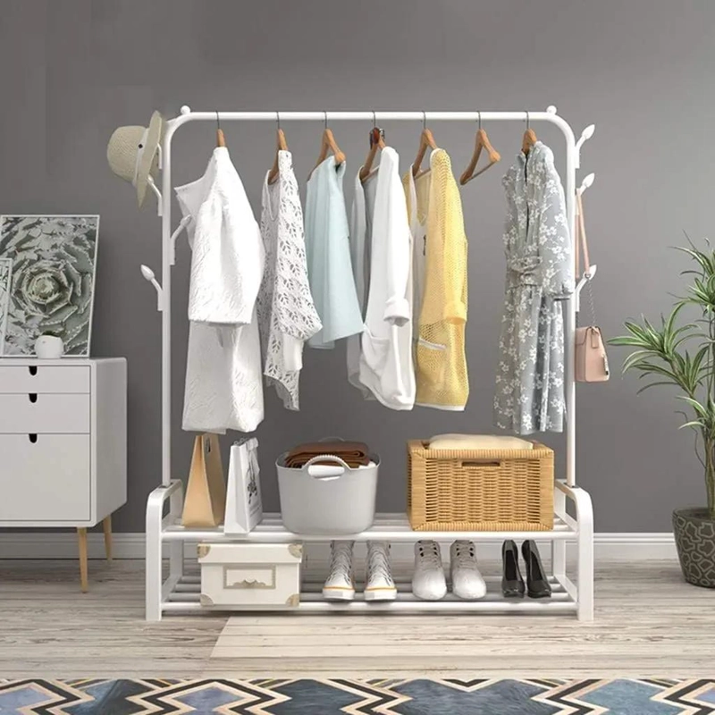 PERCHERO ORGANIZADOR CON RACK PARA ZAPATOS Y ACCESORIOS - 5