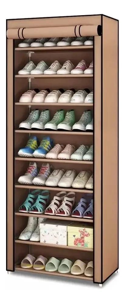 ORGANIZADOR PARA 27 PARES DE ZAPATOS CON 9 NIVELES DE PLASTICO RESISTENTE - 2