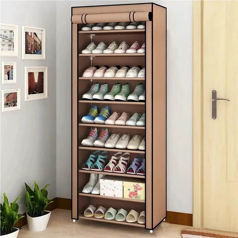 ORGANIZADOR PARA 27 PARES DE ZAPATOS CON 9 NIVELES DE PLASTICO RESISTENTE - 3