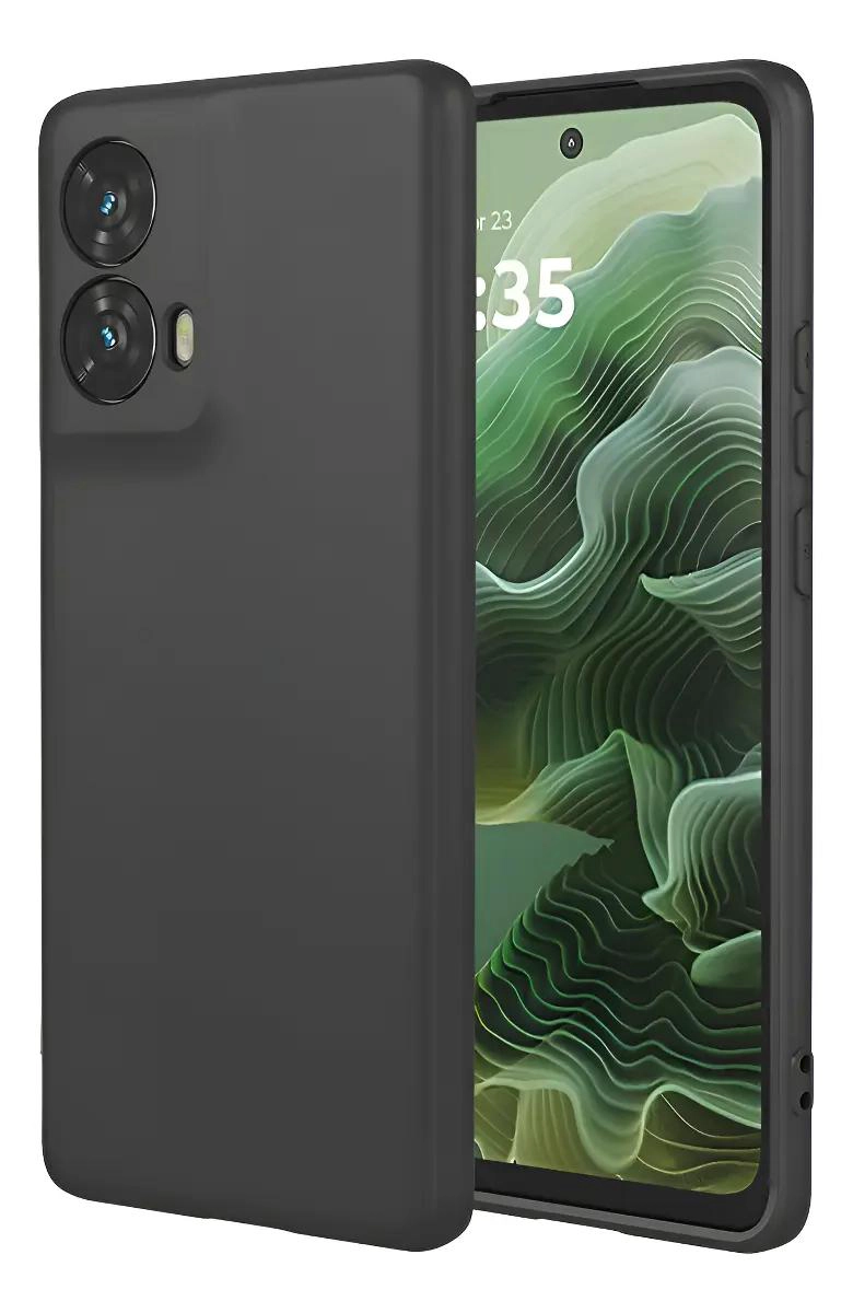 GENÉRICO CARCASA DE SILICONA SLIM PARA SMARTPHONE CON LAMINA DE VIDRIO TEMPLADO