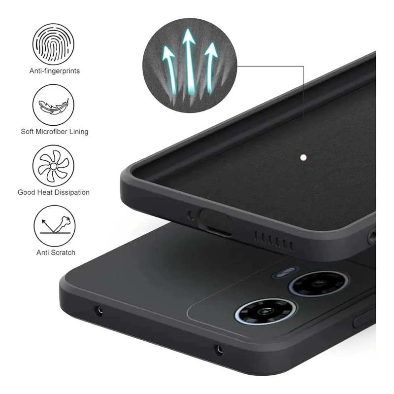 CARCASA DE SILICONA SLIM PARA SMARTPHONE CON LAMINA DE VIDRIO TEMPLADO - 3