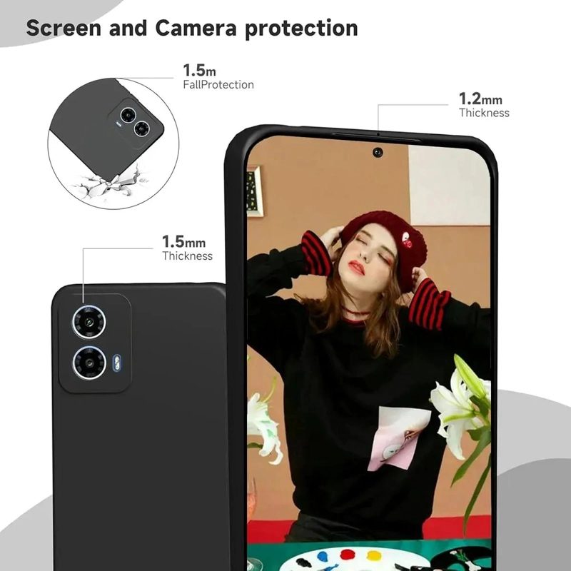 CARCASA DE SILICONA SLIM PARA SMARTPHONE CON LAMINA DE VIDRIO TEMPLADO - 4