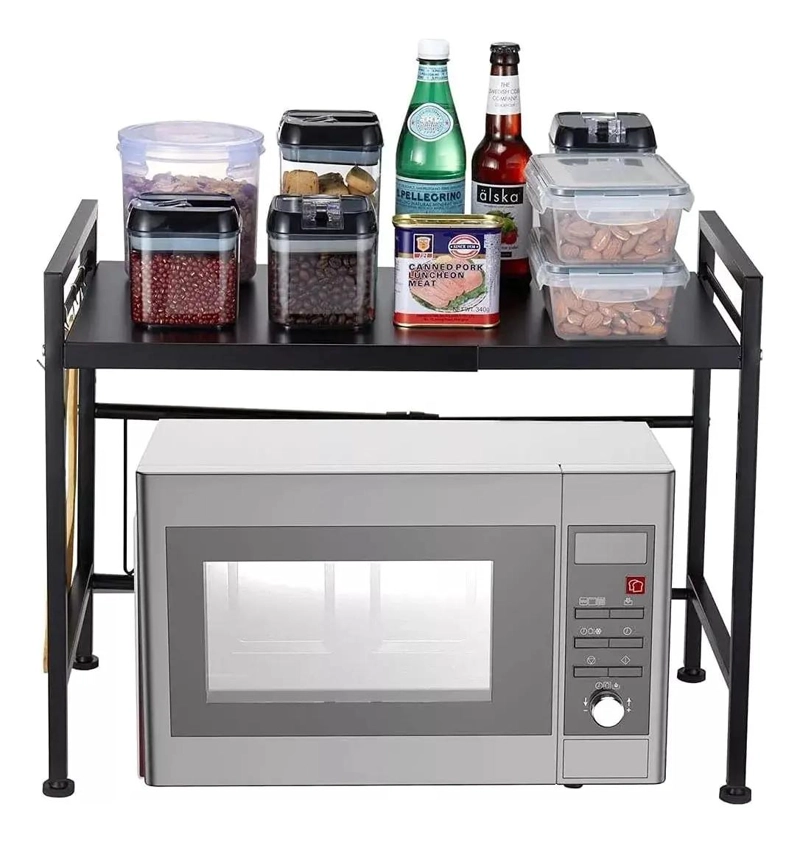 ESTANTE REPISA EXTENSIBLE PARA HORNO MICROONDAS Y ORGANIZACION DE COCINA - 1