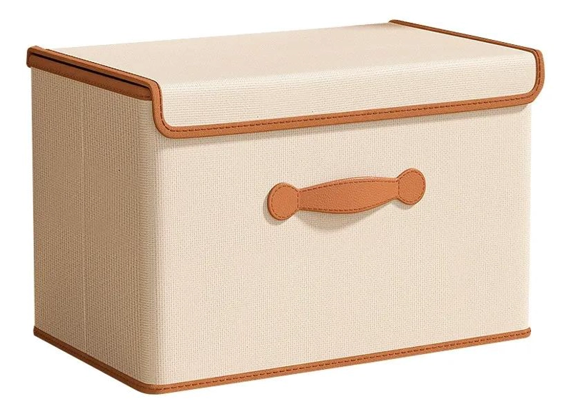 CAJA ORGANIZADORA PLEGABLE CON TAPA GRANDE 58X40X35 CM - 1