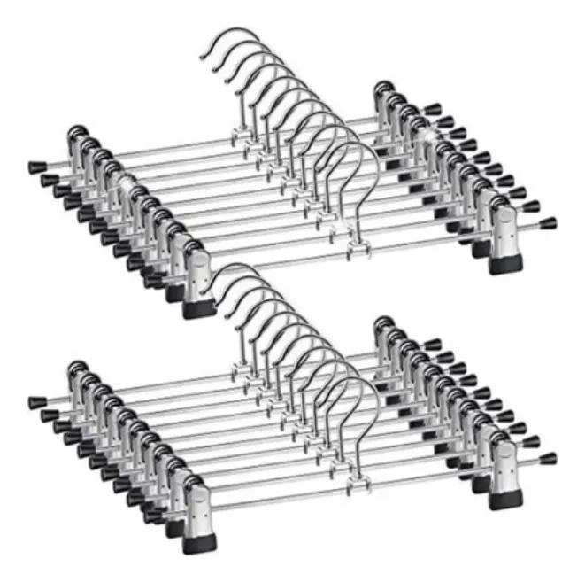SET DE 30 COLGADORES CON PINZA PARA PANTALONES Y FALDAS - 2