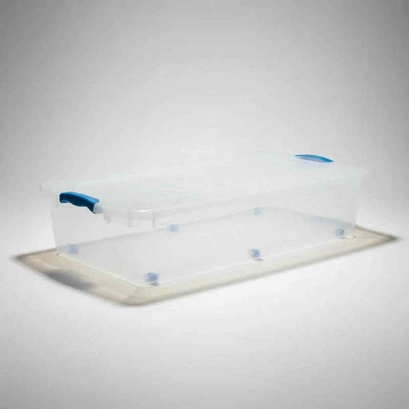 CAJA ORGANIZADORA PARA ALMACENAMIENTO BAJO CAMA CON CAPACIDAD DE 36 LITROS - 1