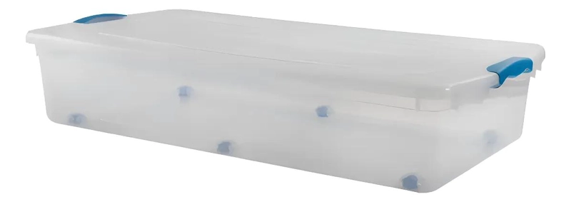 CAJA ORGANIZADORA PARA ALMACENAMIENTO BAJO CAMA CON CAPACIDAD DE 36 LITROS - 2