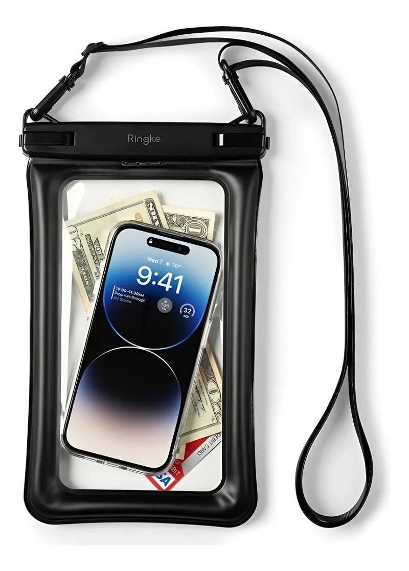 FUNDA IMPERMEABLE PARA CELULAR CON PROTECCION SUMERGIBLE Y DISEÑO RESISTENTE - 1