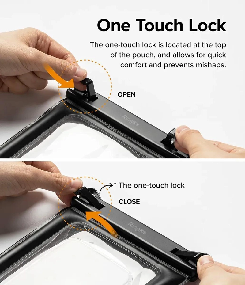 FUNDA IMPERMEABLE PARA CELULAR CON PROTECCION SUMERGIBLE Y DISEÑO RESISTENTE - 4