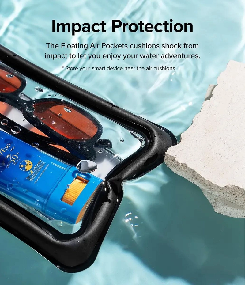 FUNDA IMPERMEABLE PARA CELULAR CON PROTECCION SUMERGIBLE Y DISEÑO RESISTENTE - 5