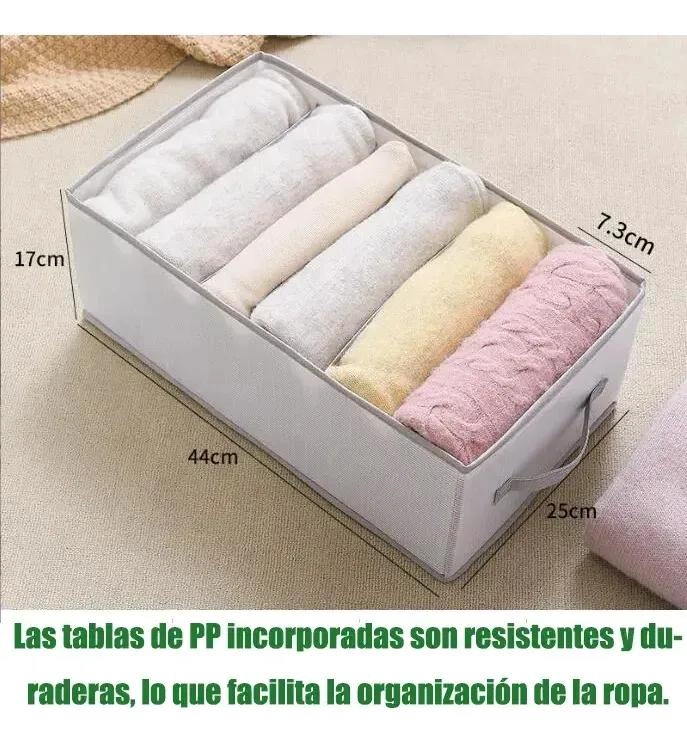 SET DE 2 CAJAS ORGANIZADORAS PARA ROPA Y CLOSET CON DISEÑO PRACTICO - 2