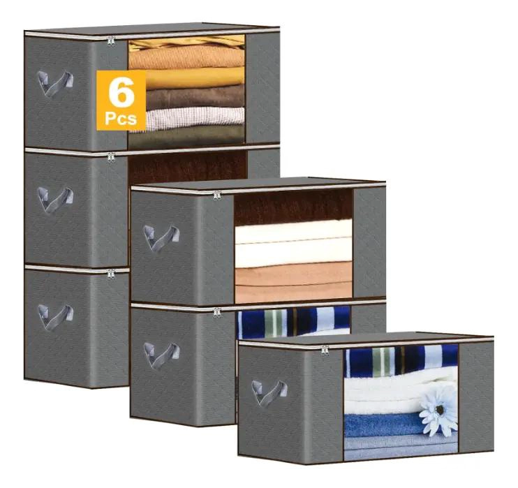 SET DE 6 ORGANIZADORES PARA BOLSAS DE ALMACENAMIENTO DE ROPA - 2