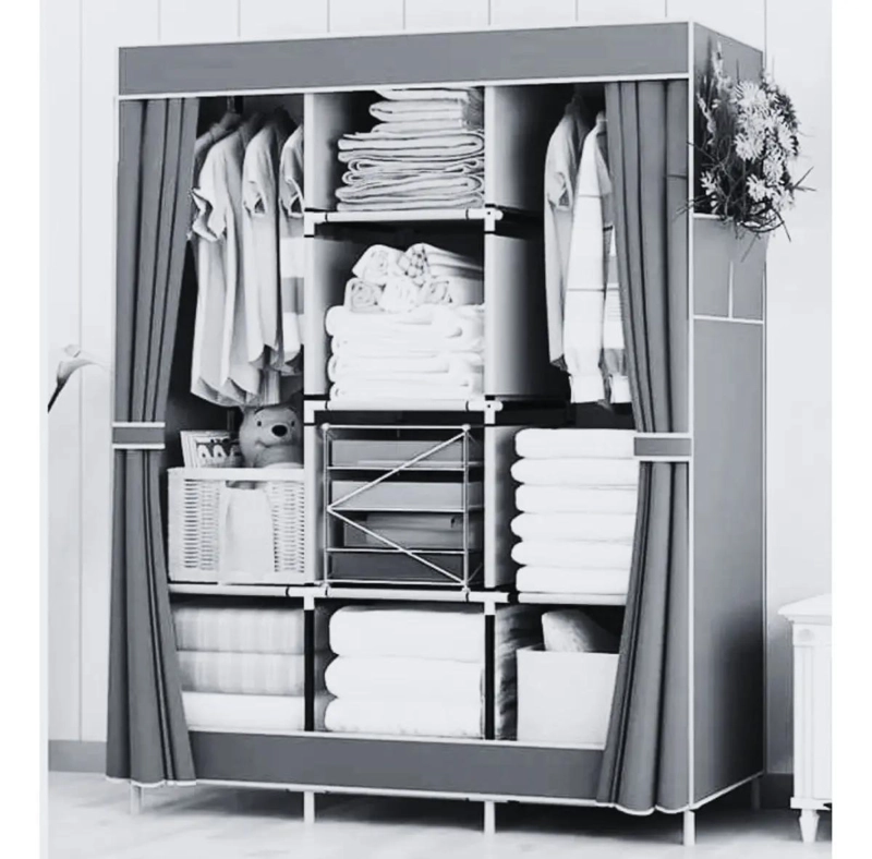 ARMARIO CLOSET ROPERO ARMABLE GRANDE CON AMPLIO ESPACIO DE ALMACENAJE - 4