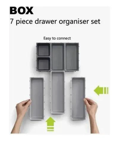 ORGANIZADOR PARA CUBIERTOS Y UTENSILIOS DE COCINA DE 7 PIEZAS - 5