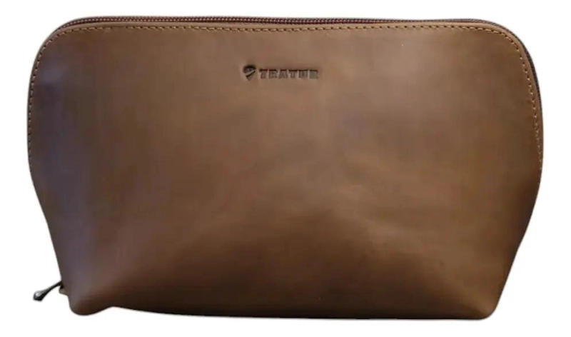 COSMETIQUERO COMPACTO COLOR MARRON PARA ORGANIZACION PERSONAL - 4
