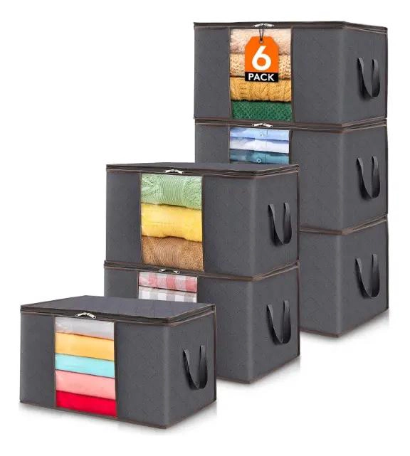 ORGANIZADOR DE BOLSAS PARA ALMACENAMIENTO DE ROPA CAPACIDAD 60L - 1
