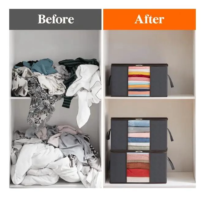 ORGANIZADOR DE BOLSAS PARA ALMACENAMIENTO DE ROPA CAPACIDAD 60L - 2