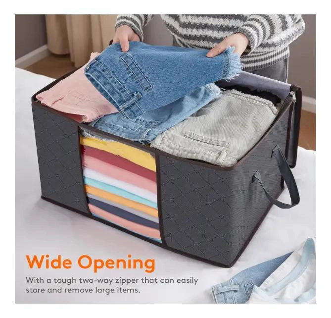 ORGANIZADOR DE BOLSAS PARA ALMACENAMIENTO DE ROPA CAPACIDAD 60L - 4