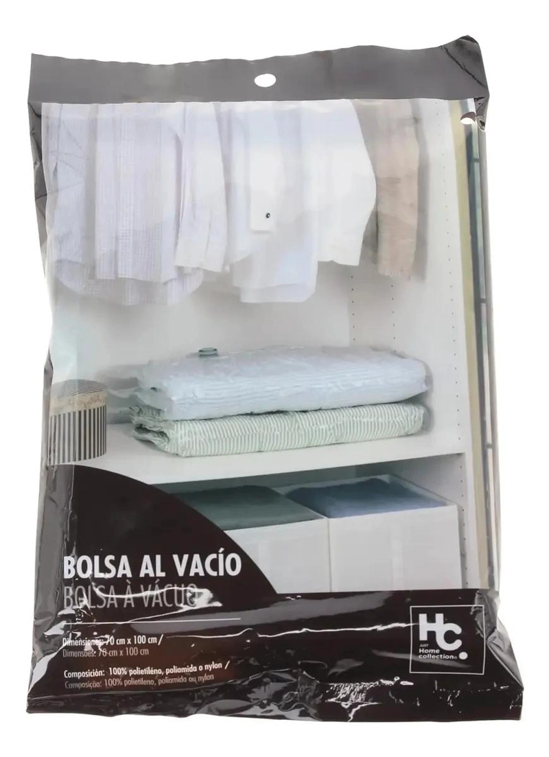 BOLSA PARA ALMACENAJE AL VACIO 70X100 CM CON GROSOR 0.1 MM - 5