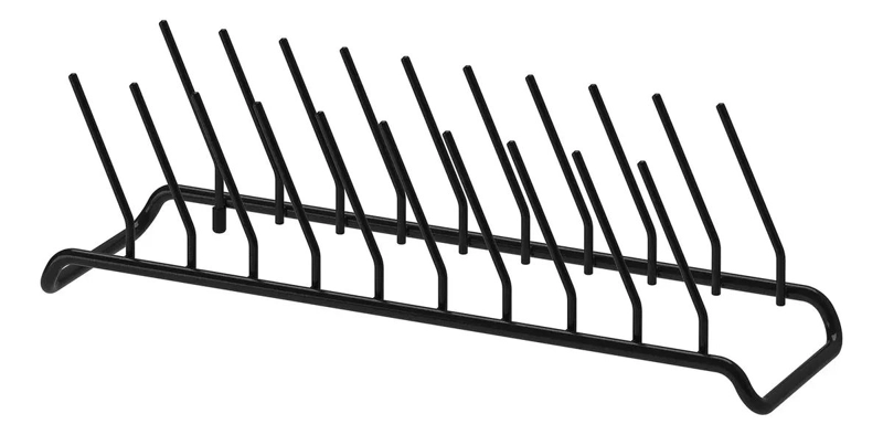ORGANIZADOR DE PLATOS COLOR NEGRO PARA COCINA Y COMEDOR - 1