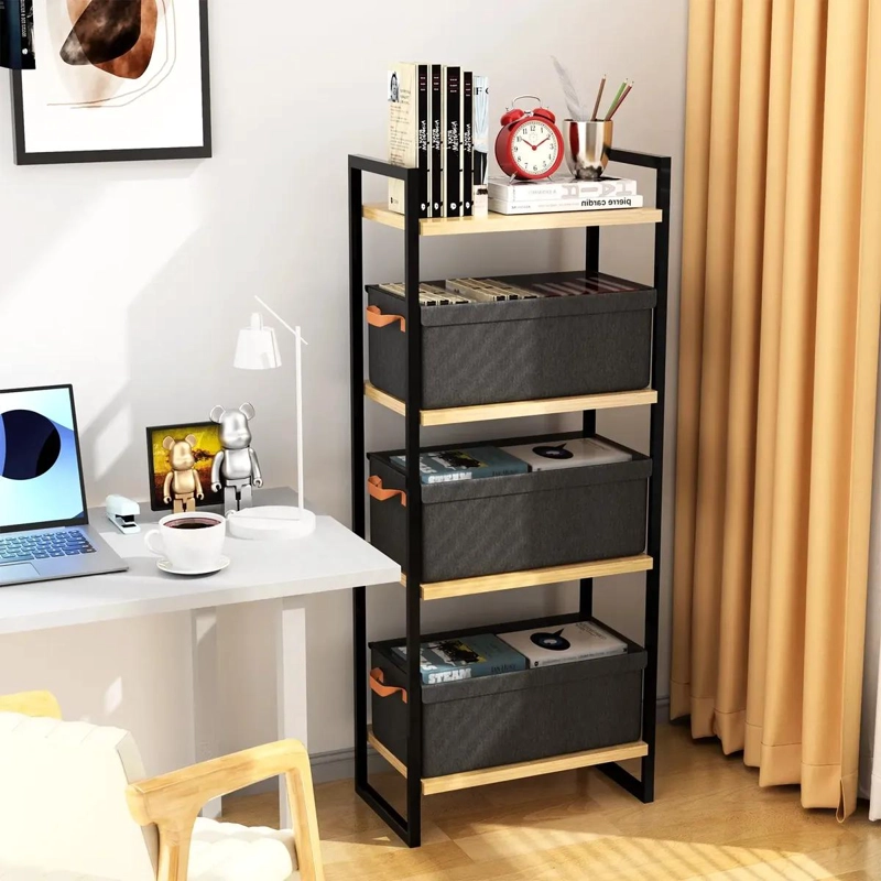 SET DE 3 CAJAS ORGANIZADORAS DE LINO CATIONICO CON MEDIDAS 47X28X20 CM - 1