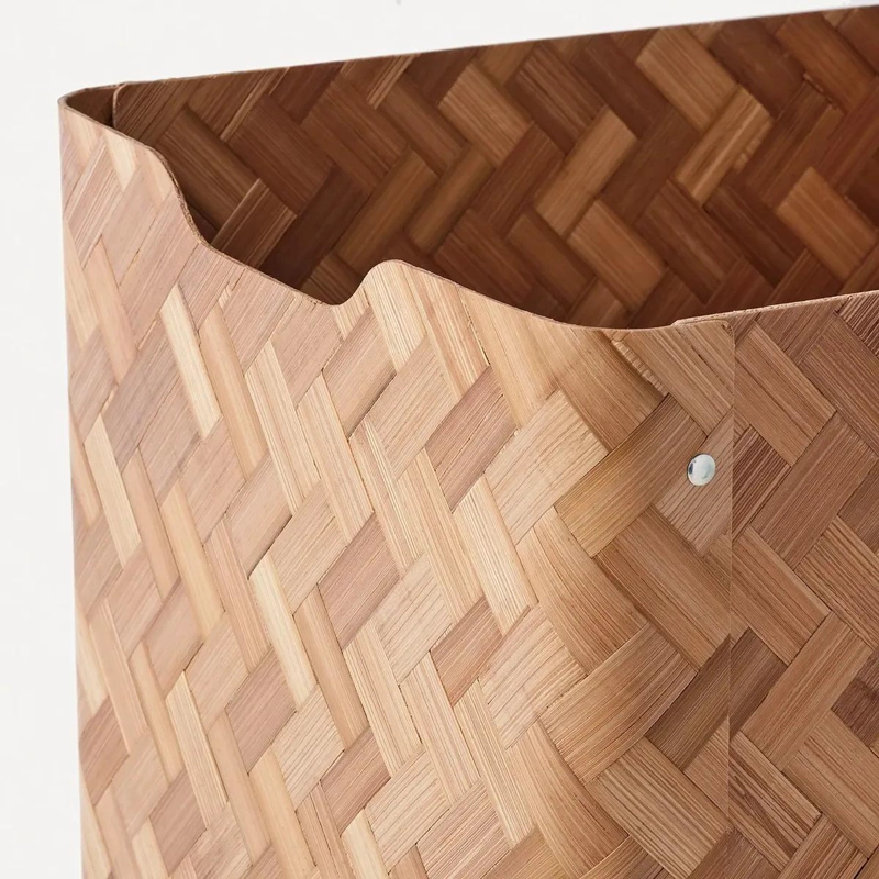 CAJA ORGANIZADORA APILABLE DE BAMBU CON MEDIDAS 32X35X33 CM - 3