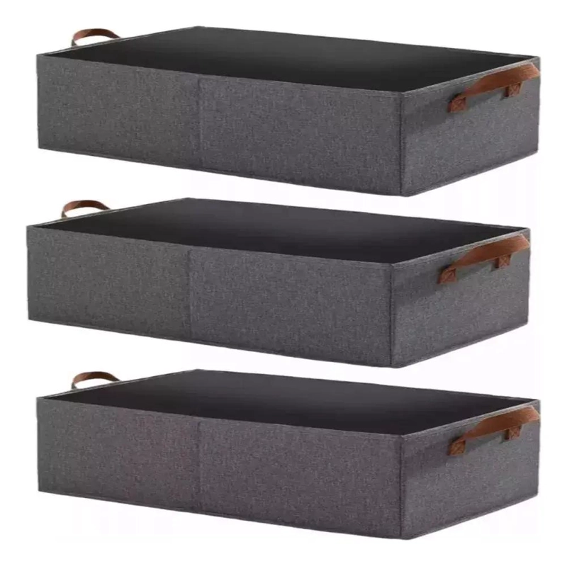SET DE 3 BOLSAS ORGANIZADORAS PLEGABLES CON ASAS PARA ROPA Y ALMACENAMIENTO - 1