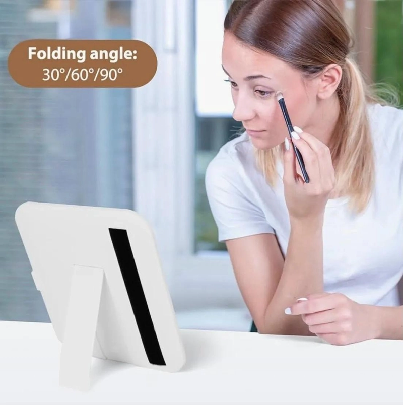 ESTUCHE ORGANIZADOR PARA MAQUILLAJE CON ESPEJO Y LUZ LED PARA VIAJES - 5