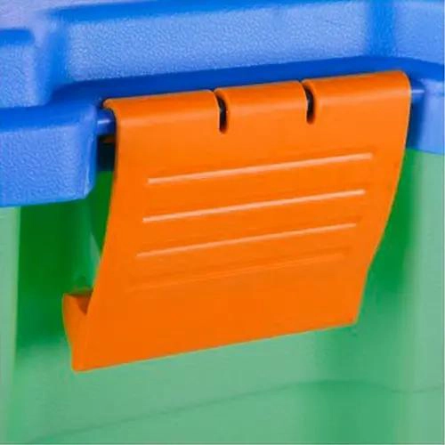 CAJA BAUL ORGANIZADOR CON RUEDAS CAPACIDAD 100 LITROS PARA ALMACENAMIENTO - 5