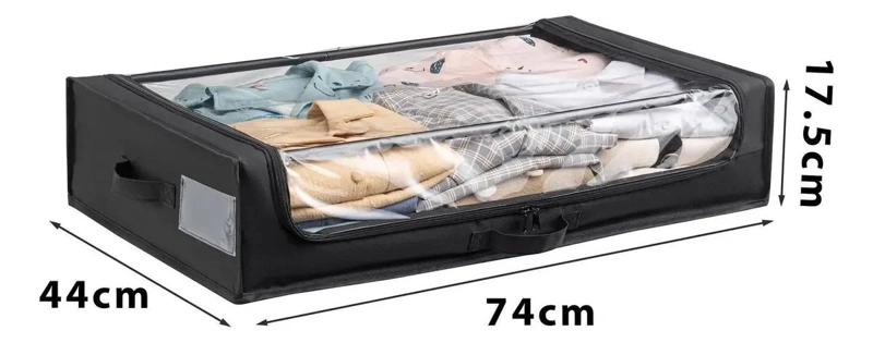 CAJA ORGANIZADORA PARA DORMITORIO CON RUEDAS PARA DEBAJO DE LA CAMA - 5