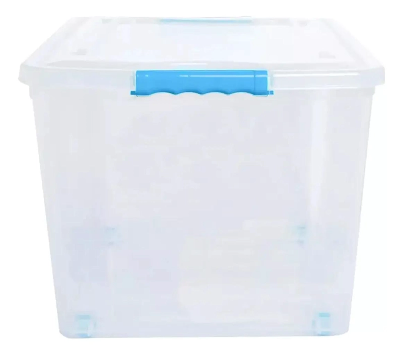 CAJA ORGANIZADORA APILABLE CON RUEDAS CAPACIDAD 72 LITROS - 3