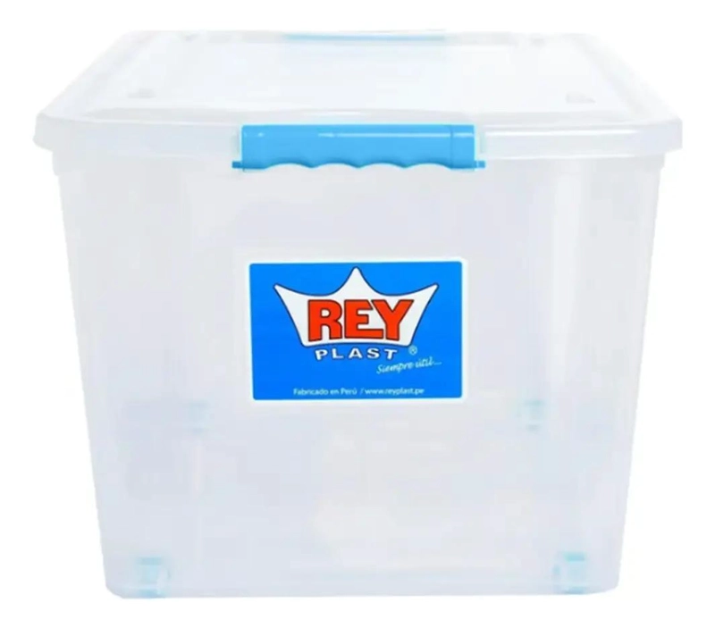 CAJA ORGANIZADORA APILABLE CON RUEDAS CAPACIDAD 72 LITROS - 5
