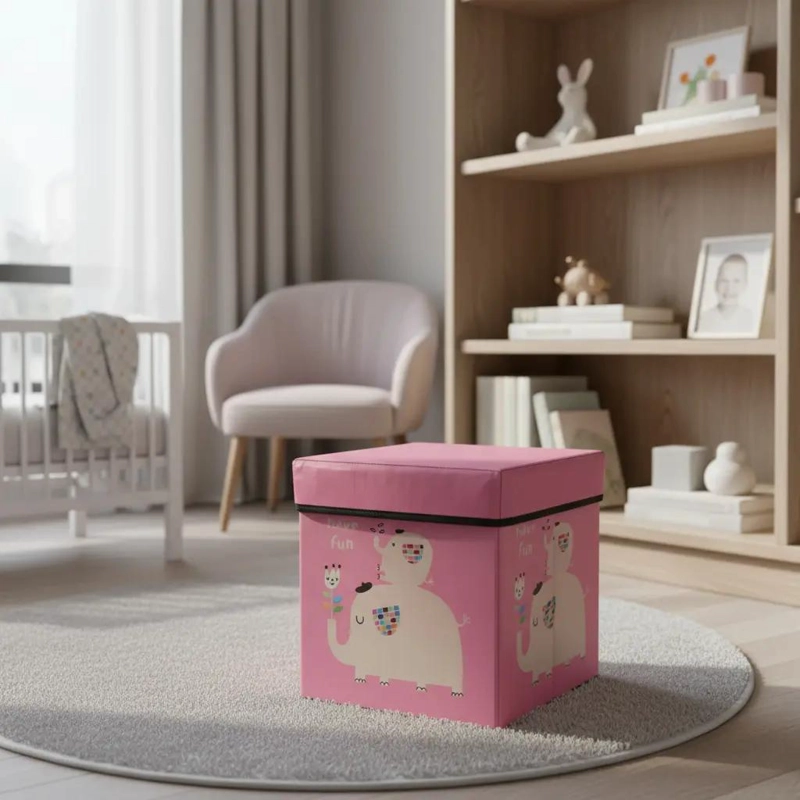 CAJA ORGANIZADORA PLEGABLE PARA ALMACENAMIENTO DE JUGUETES Y ROPA - 1