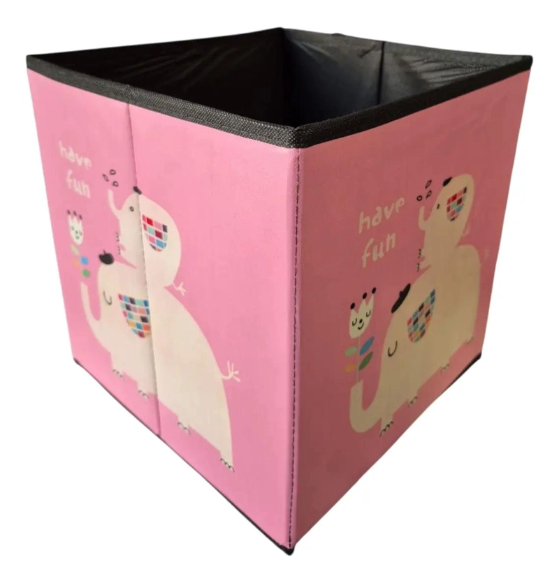 CAJA ORGANIZADORA PLEGABLE PARA ALMACENAMIENTO DE JUGUETES Y ROPA - 4