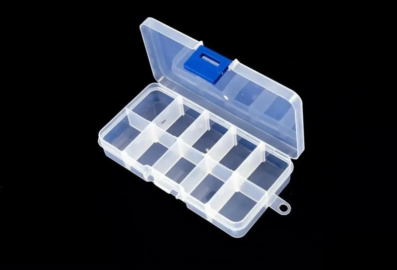 PACK DE 10 CAJAS ORGANIZADORAS MULTIPROPOSITO CON 10 COMPARTIMENTOS - 4