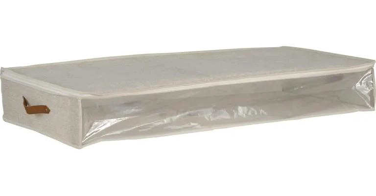 CAJA ORGANIZADORA PARA ZAPATOS BEIGE DE 100X45X15 CM - 1