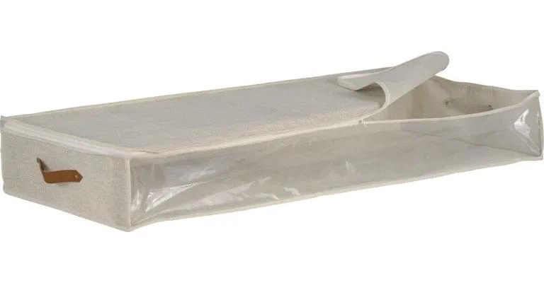 CAJA ORGANIZADORA PARA ZAPATOS BEIGE DE 100X45X15 CM - 5