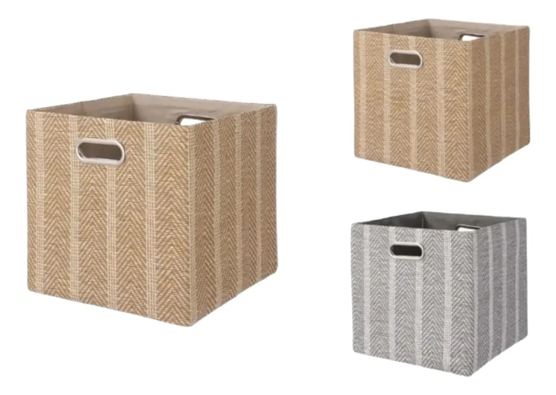 CAJA ORGANIZADORA CUADRADA PARA ALMACENAMIENTO EN EL HOGAR 28X28X28 CM - 1