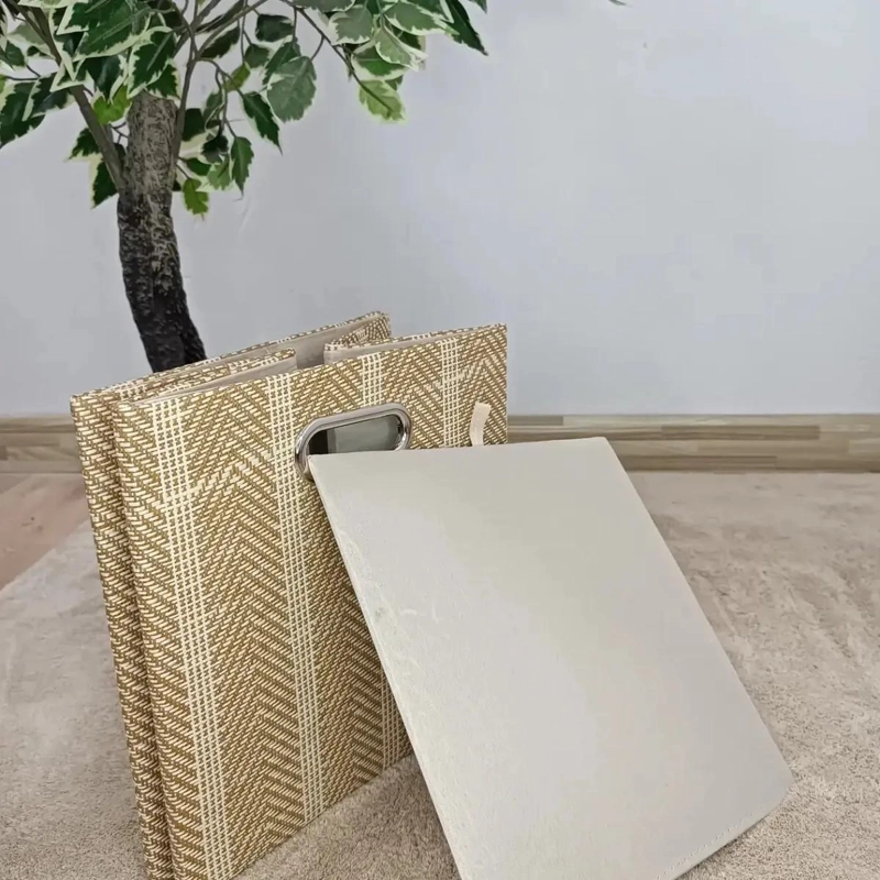 CAJA ORGANIZADORA CUADRADA PARA ALMACENAMIENTO EN EL HOGAR 28X28X28 CM - 3